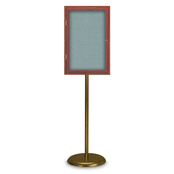 Corkboard, Triple Door, Radius Frame, 72x36", Black/Summer Tan Forbo